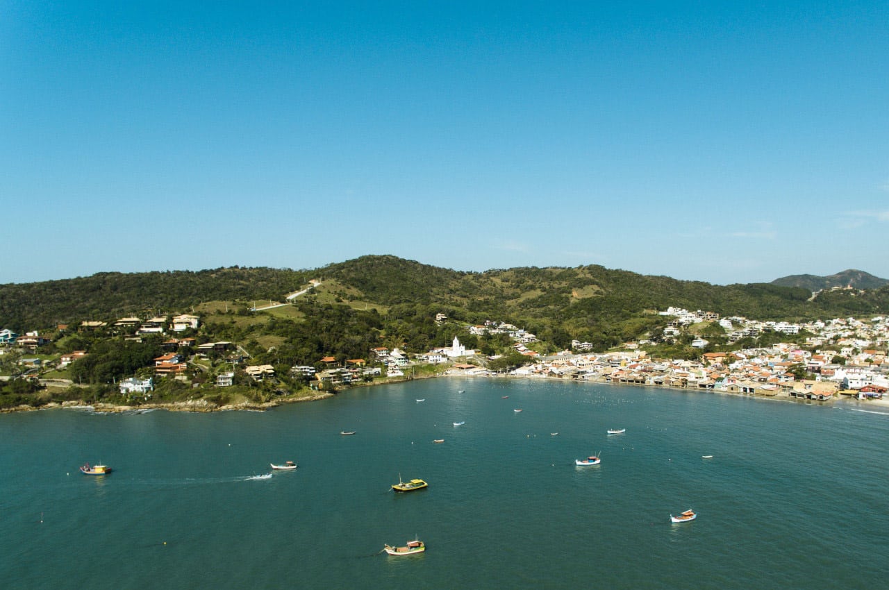 praia de garopaba onde fica 