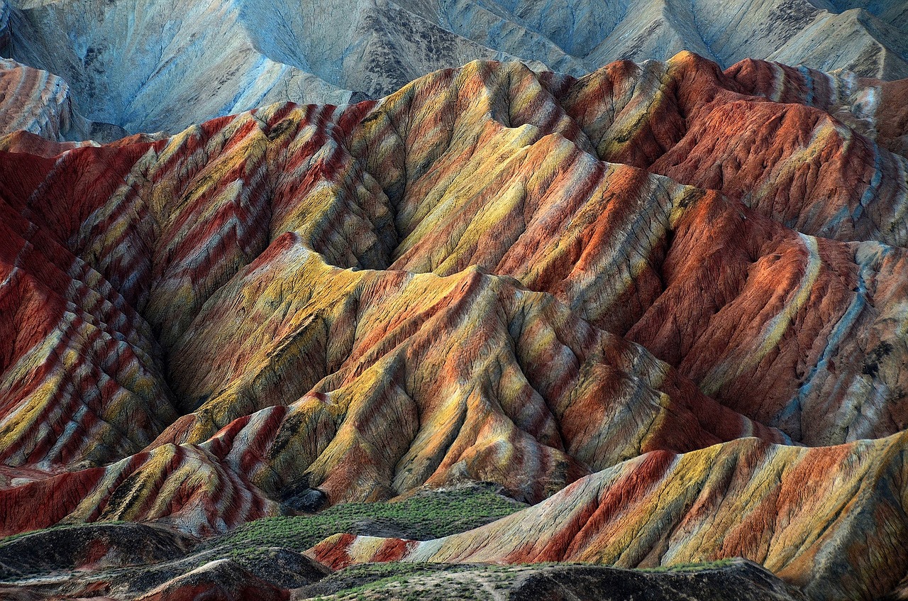 montanhas coloridas vale da morte death valley