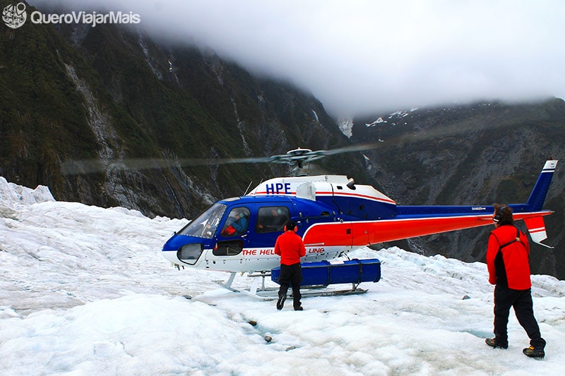 Trekking no glaciar Franz Josef