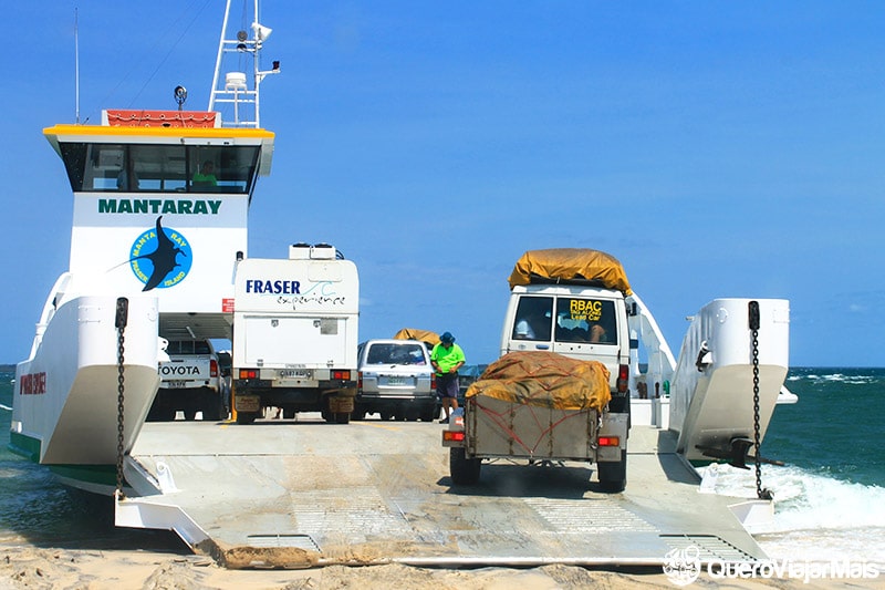 Como chegar em Fraser Island