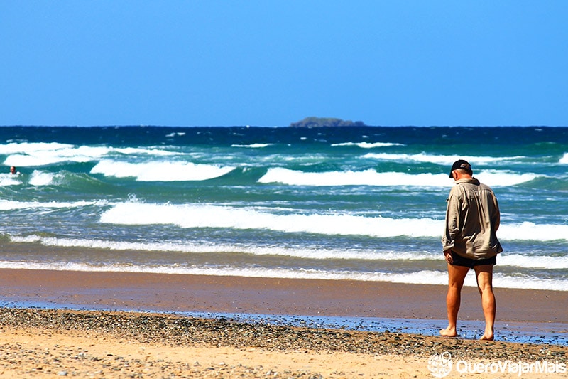 Praias na costa leste da Austrália