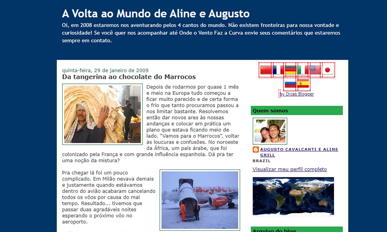 dinheiro para volta ao mundo