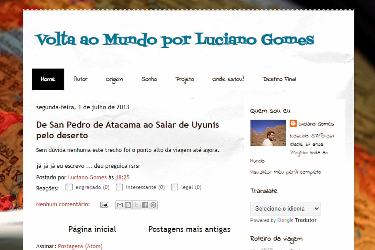 passagem de volta ao mundo 