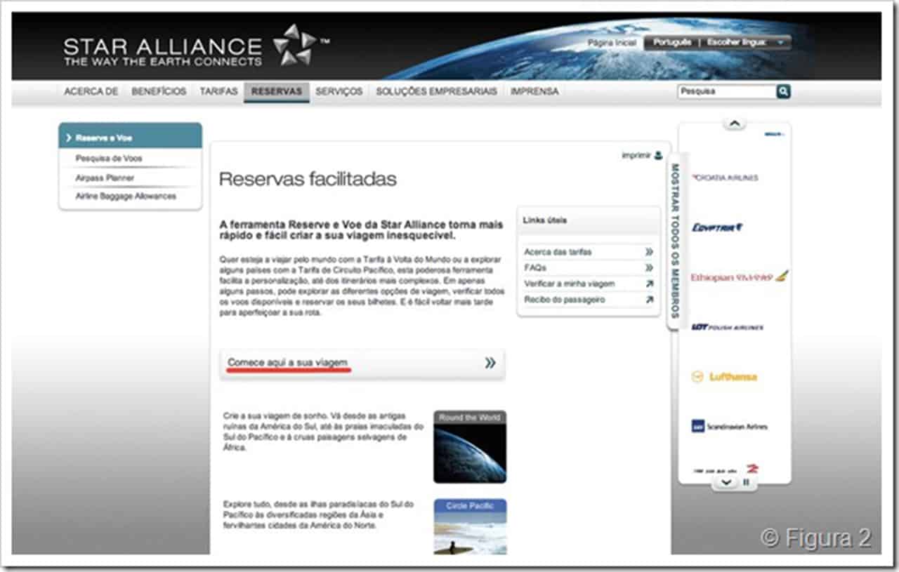 Passagem aérea da Star Alliance