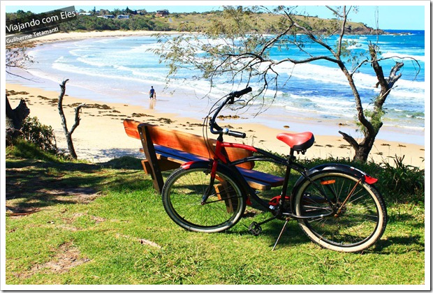 Andando de bike na Austrália. Orçamento para viagem de volta ao mundo