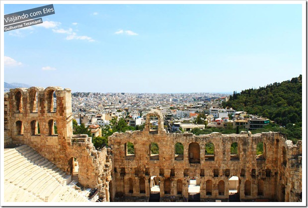 Acrópole de Atenas. Preço de volta ao mundo