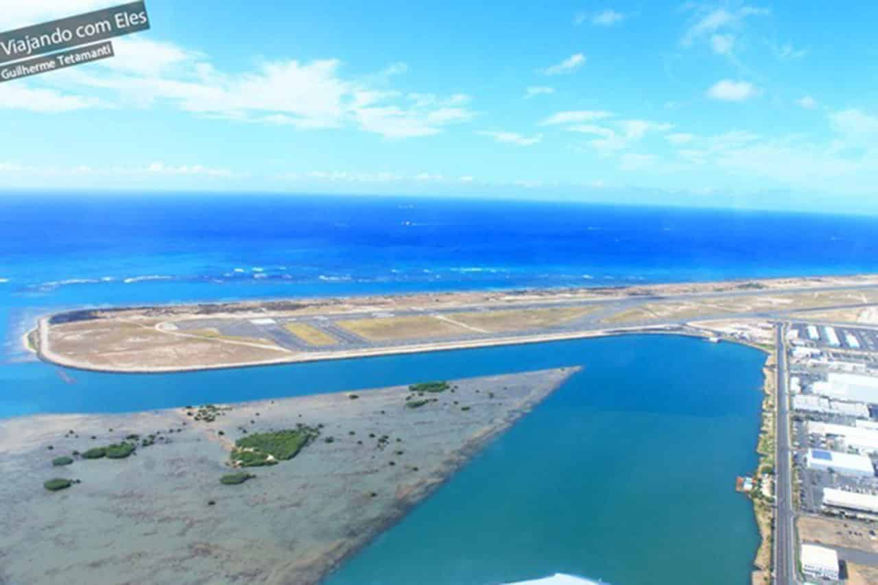 fotos de vistas aéreas aeroporto de Honolulu