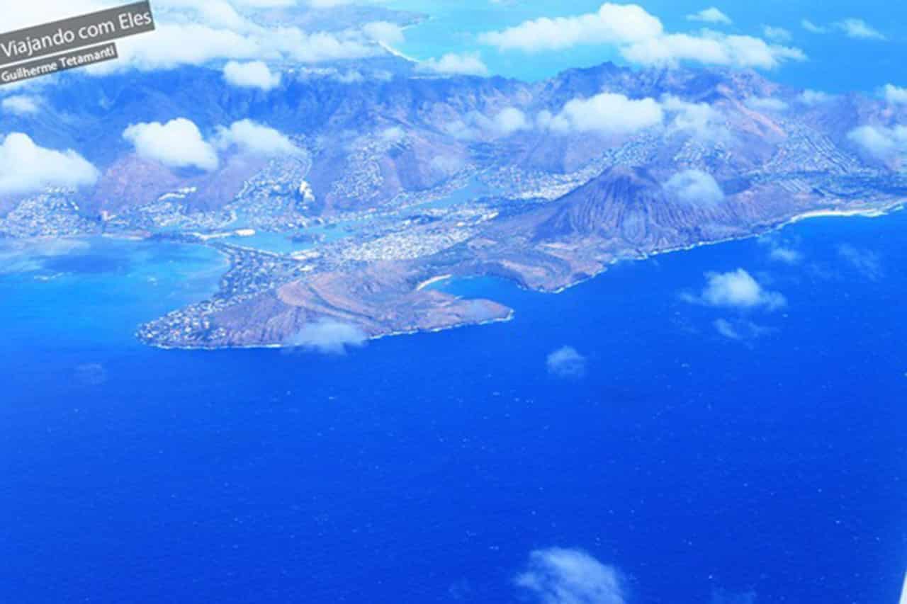 fotos de vistas aéreas Hanauma Bay