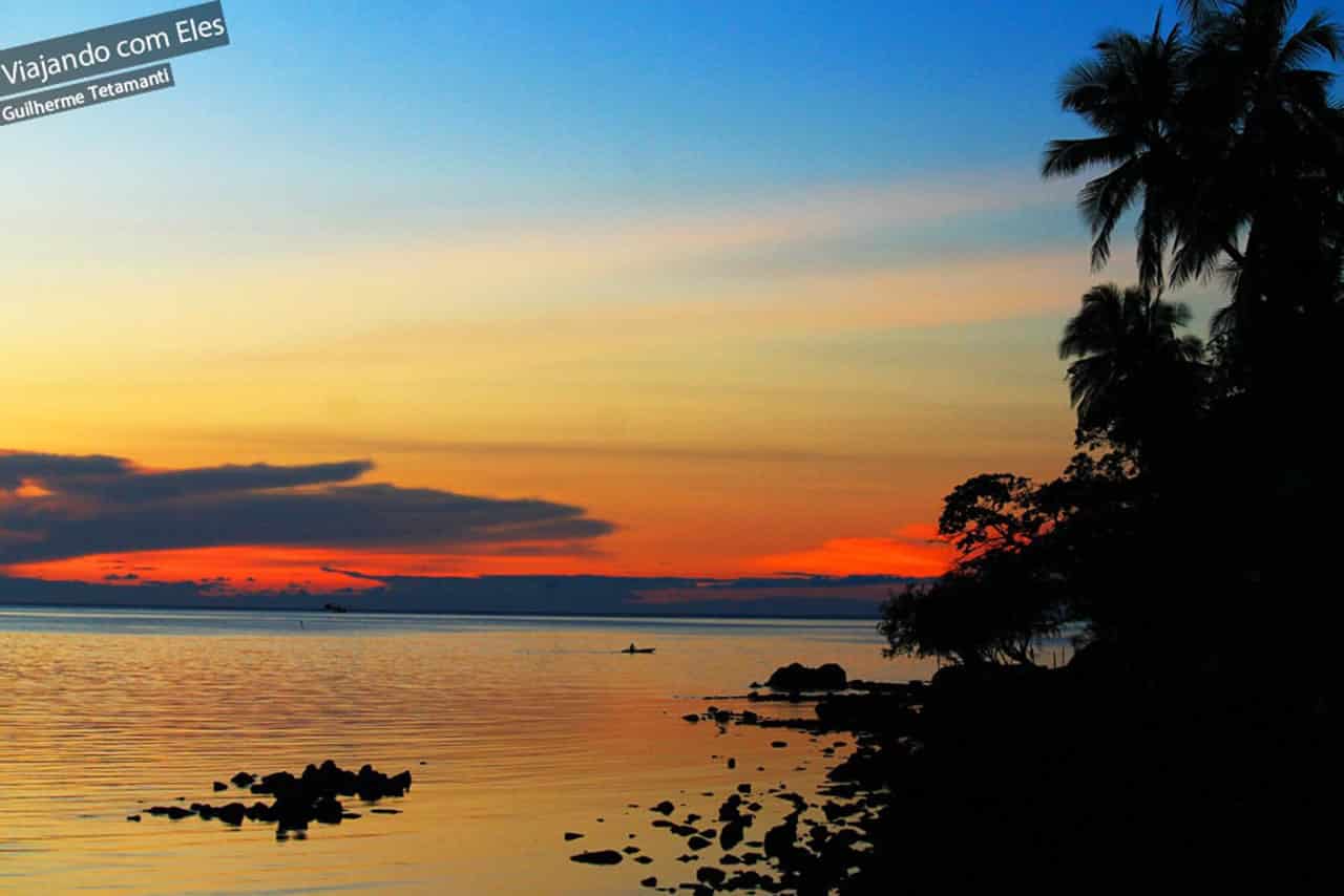 Pôr do sol em Koh Phangan.
