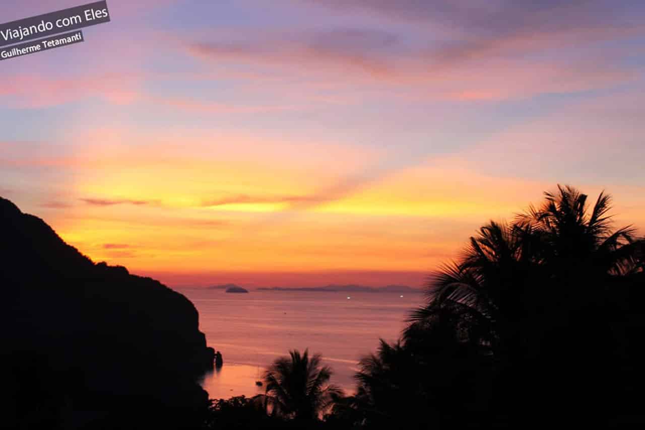 Pôr do sol em Koh Phi Phi.