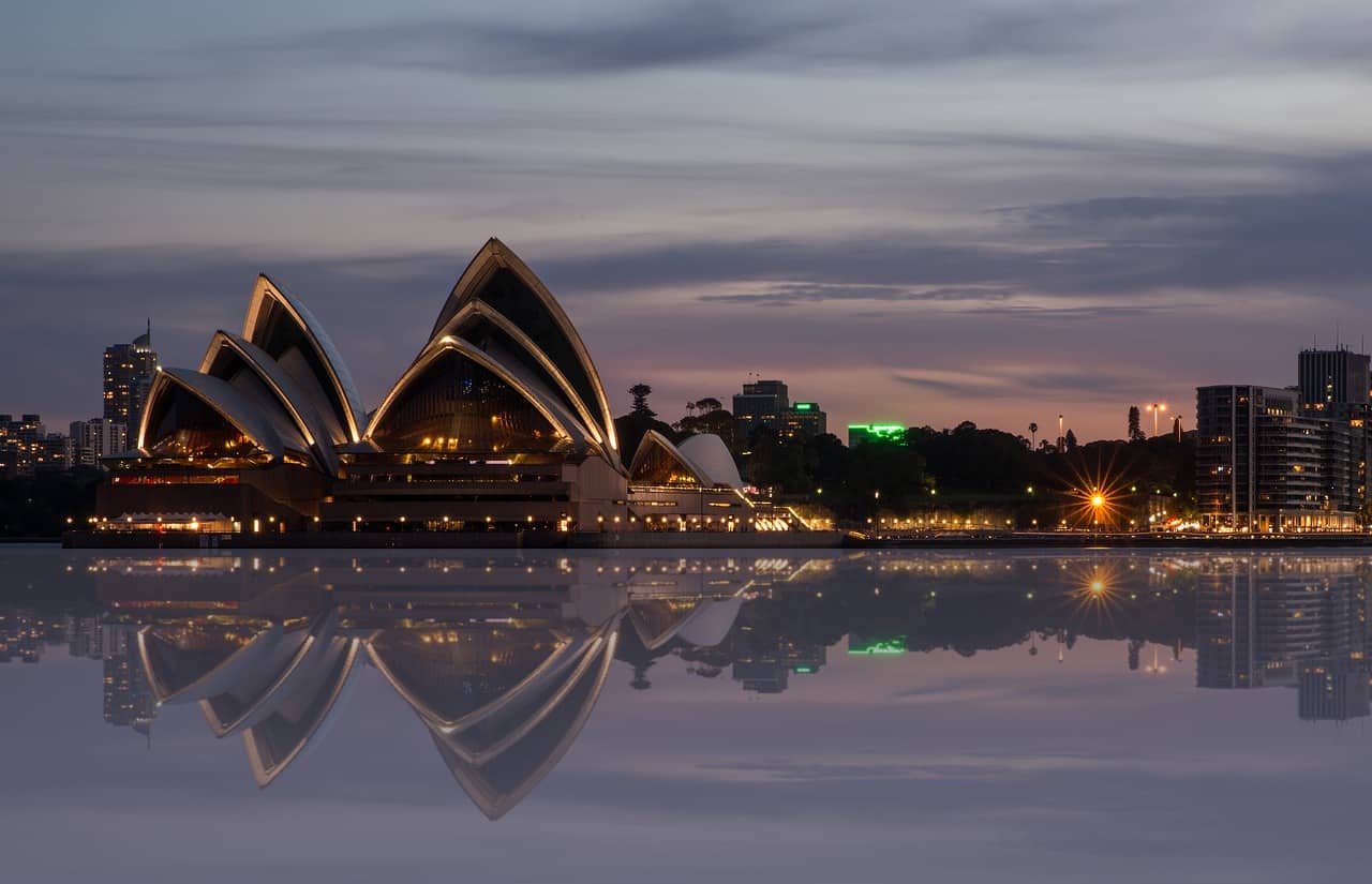 mapa turistico austrália