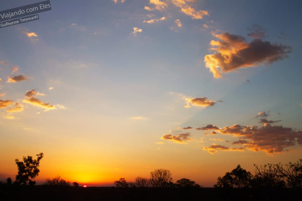 Por do sol no Jalapão.