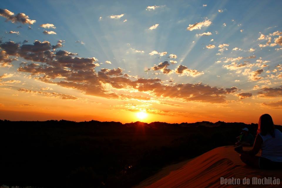 Pores do sol no Jalapão