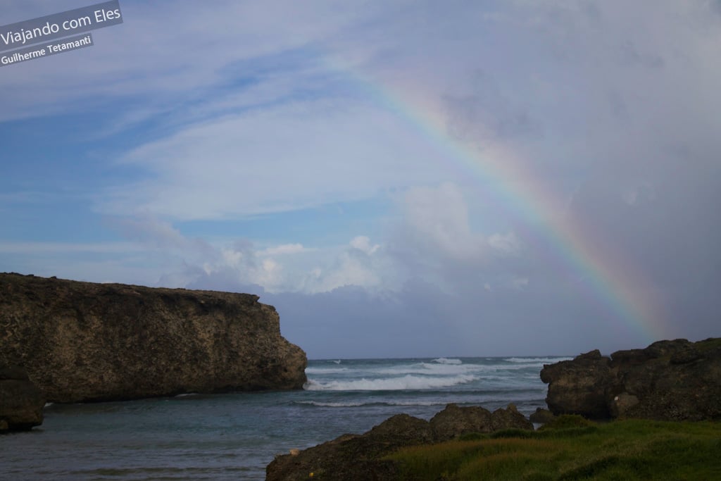 Arco-íris em River Bay - Barbados