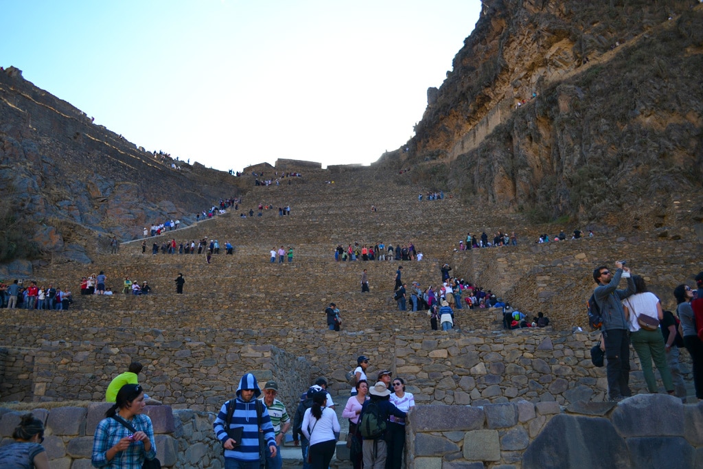 Turistas em viagem ao Peru