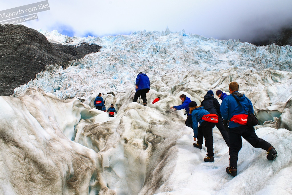 Tour guiado em Franz Josef na Nova Zelândia