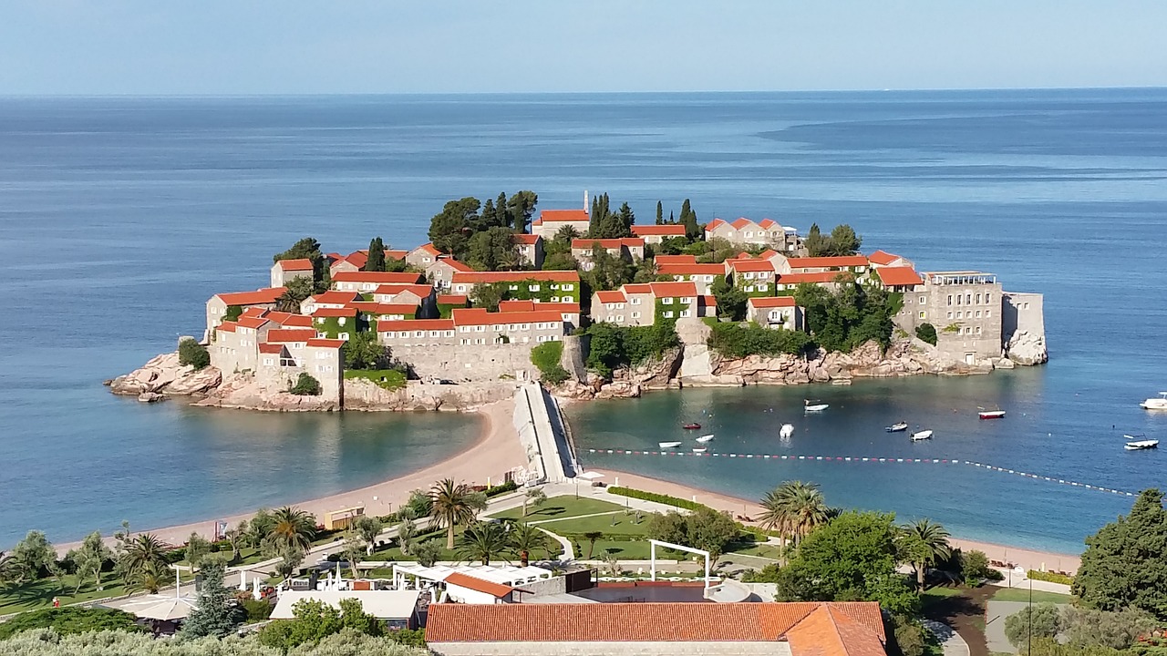 praias de Montenegro