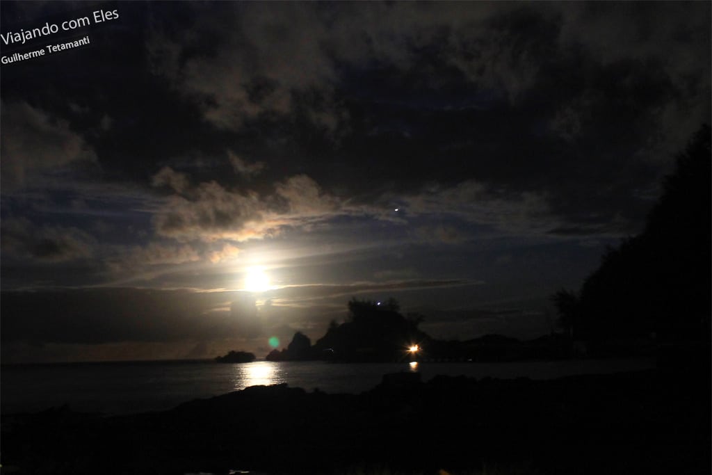 Viajante na Ilha de Maui no Hawaii.