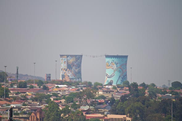 Orlando Towers no Soweto.