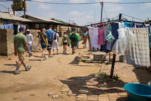 Bairro do Soweto em Joanesburgo.