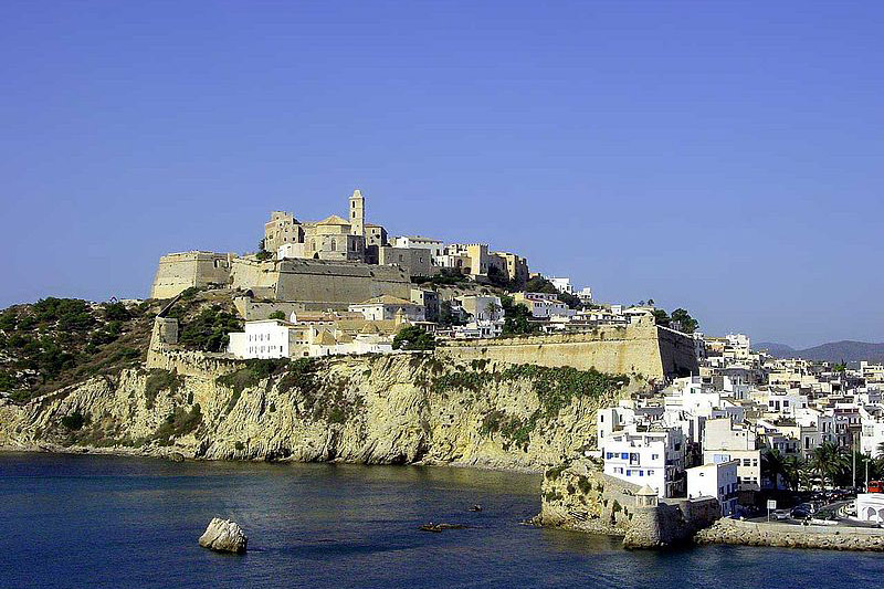 Ponto turístico histórico em Ibiza