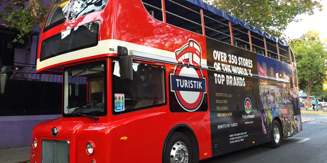 Ônibus turístico de Santiago