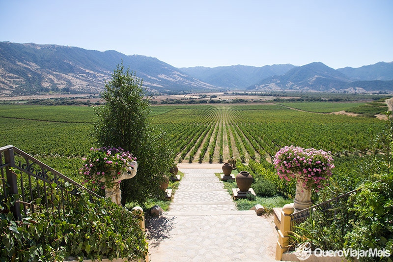 Vinícolas nos arredores de Santiago