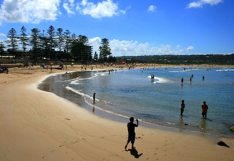 Praia famosa de Sydney