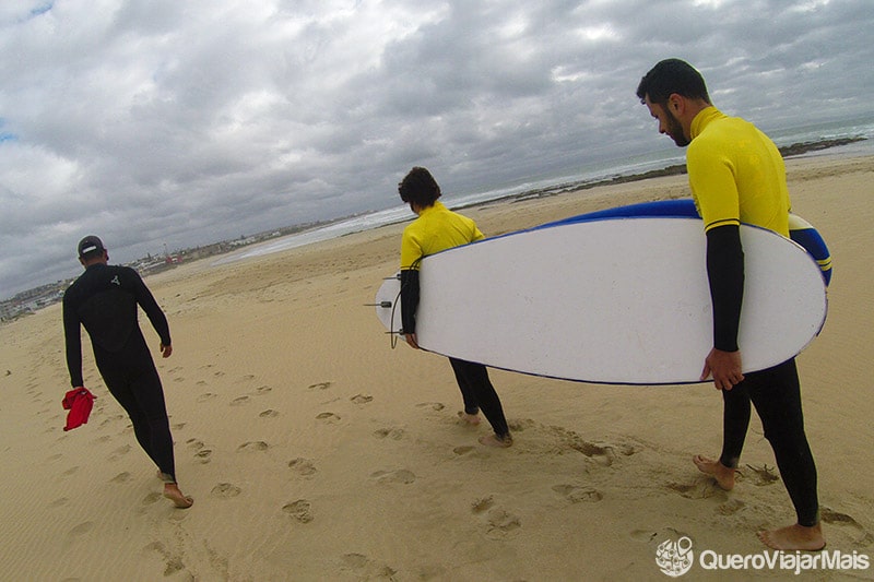 Aula de surf em Jeffreys Bay