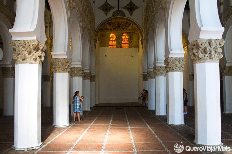 Melhores pontos de interesse em Toledo Sinagoga Santa Maria la Blanca, uma das atrações