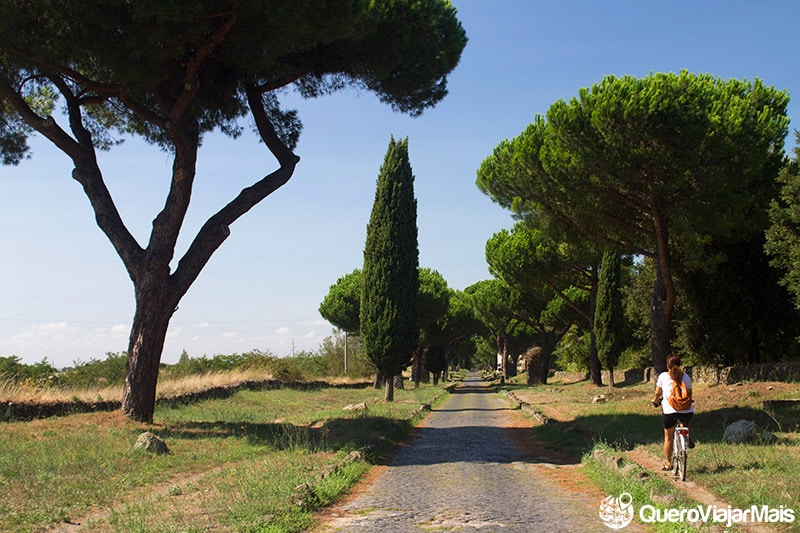 Via Appia Antica de bicicleta