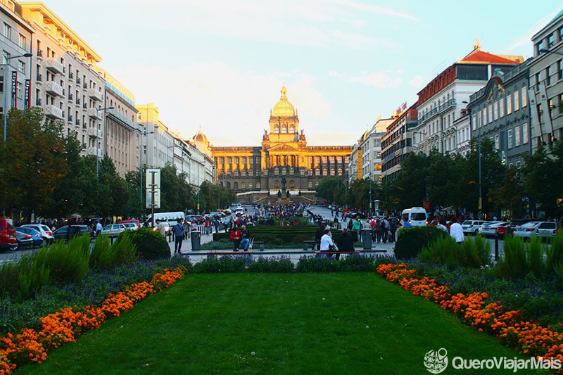 Praça Venceslau e o Museu Nacional