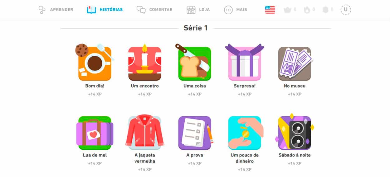 duolingo aulas idioma