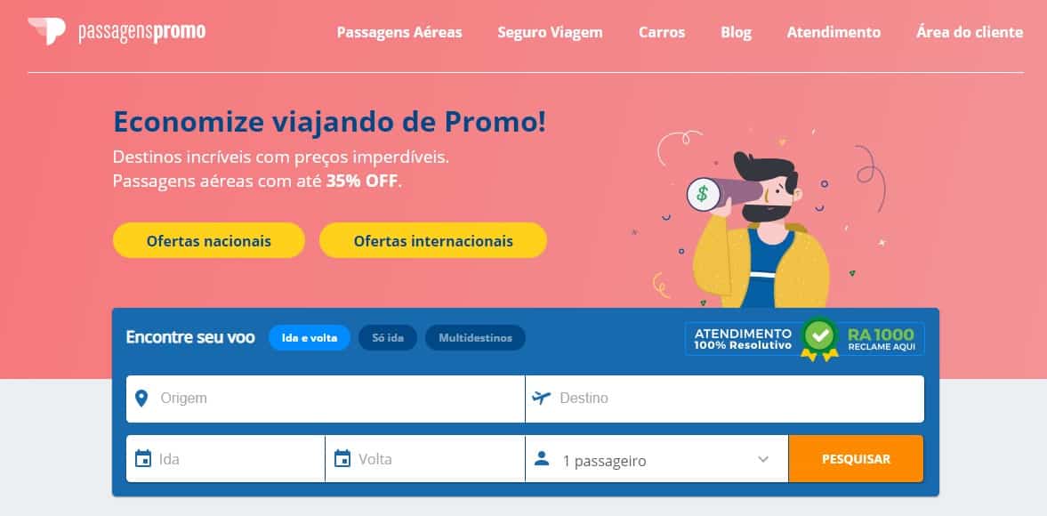 passagens promo desconto