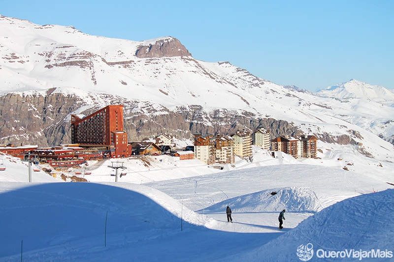 neve no Valle Nevado, Chile