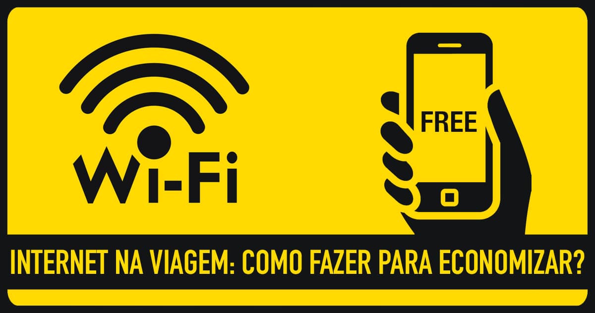 Internet na viagem / Wi-Fi Grátis