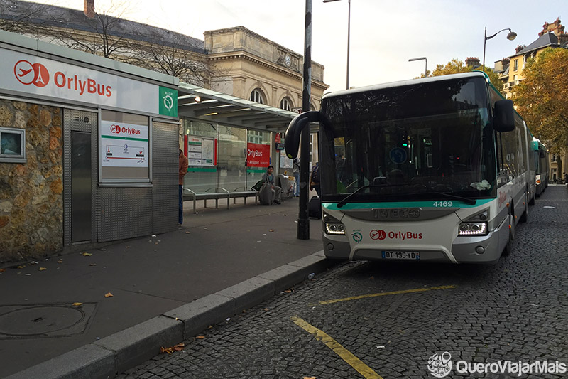 Ônibus do aeroporto ao centro de Paris