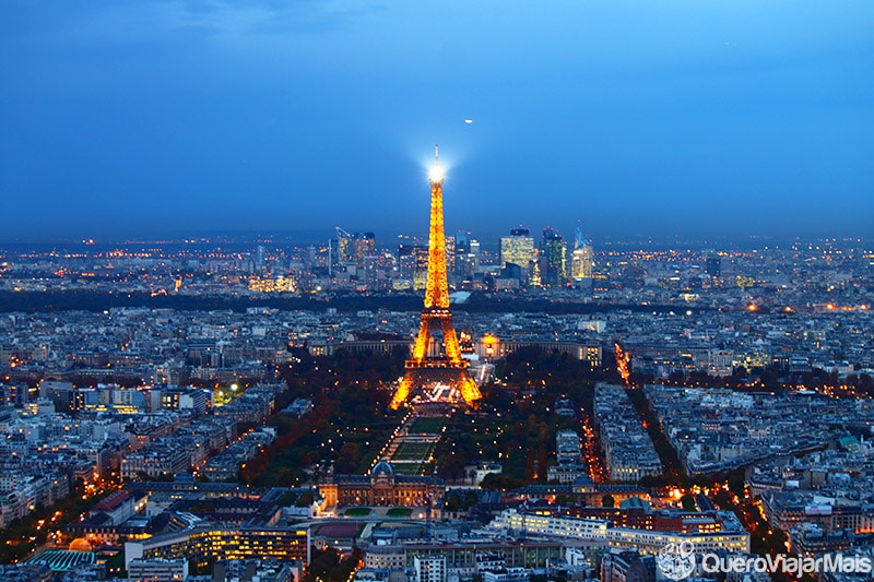 Melhores vistas da Torre Eiffel