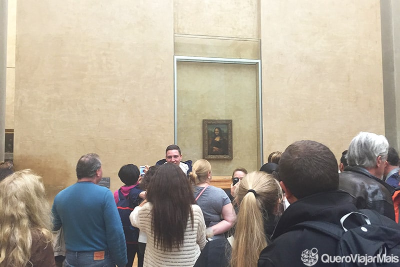 Quadro da Monalisa em Paris