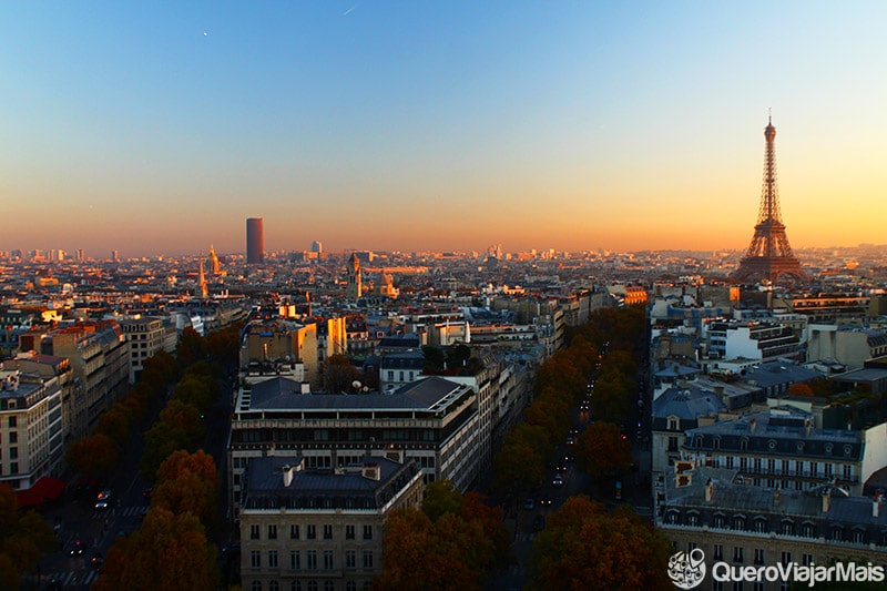 Onde ver o pôr do sol em Paris