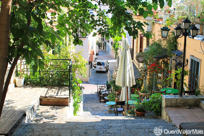 Bairros turísticos em Atenas