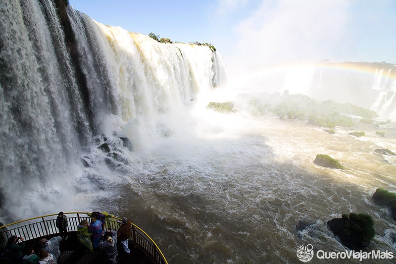 Vista privilegiada no lado brasileiro das Cataratas