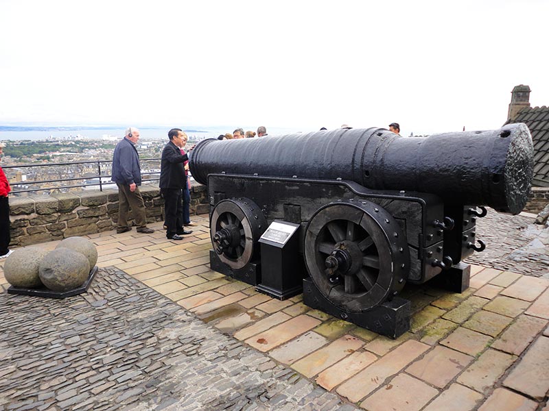 Canhões do Castelo de Edimburgo