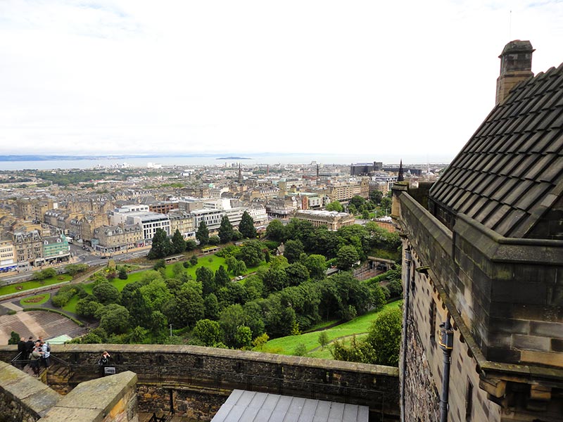 Topo do Castelo de Edimburgo