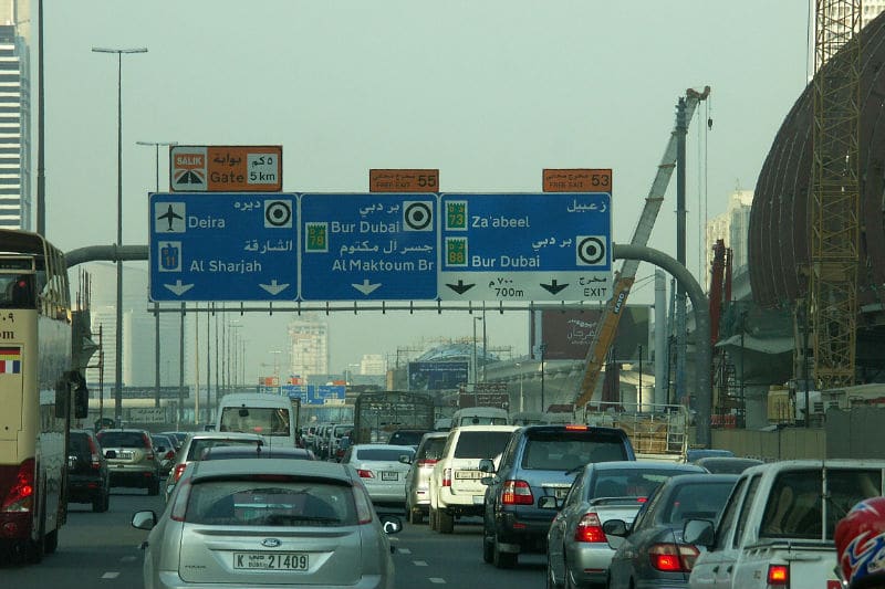Táxi em Dubai