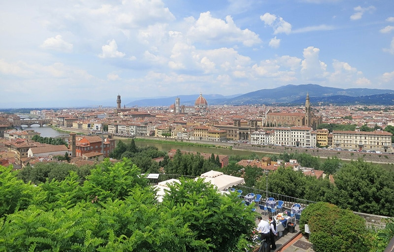 Vista da Piazza Michelangelo