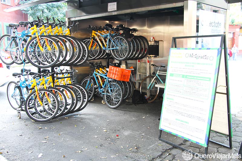 Bicicleta na Cidade do México