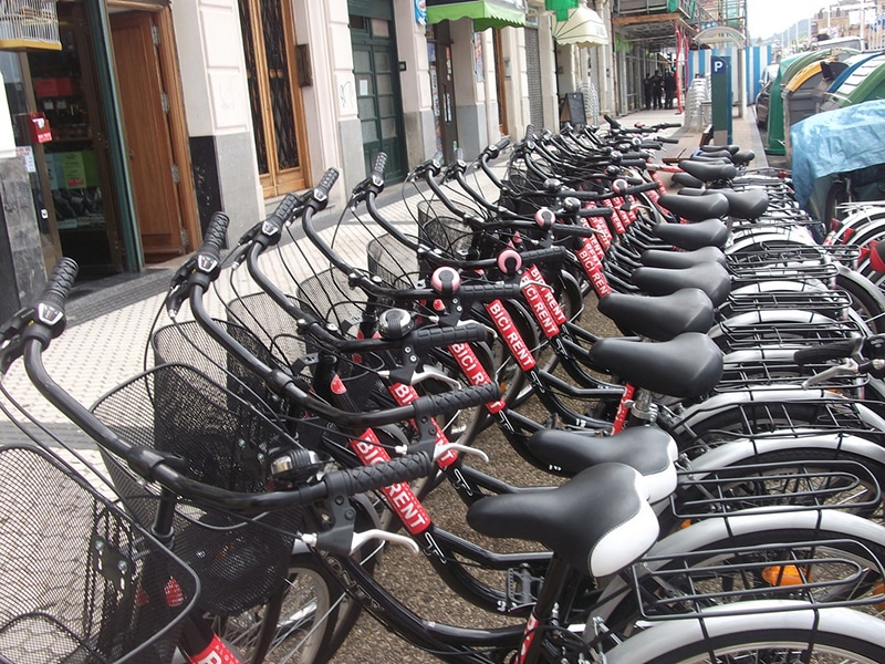 Como alugar bicicleta na Espanha / San Sebastián