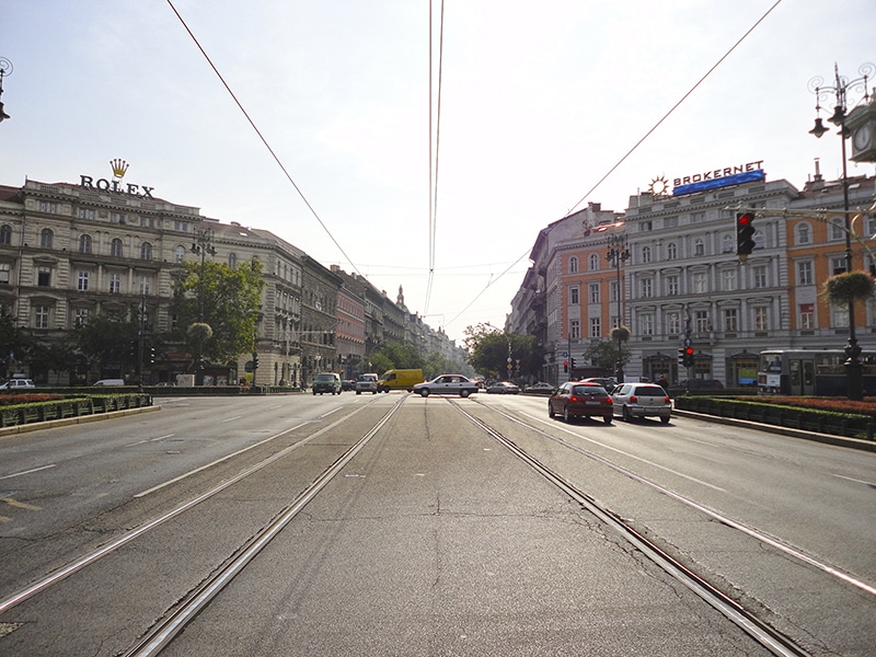 avenida andrassy em Budapeste