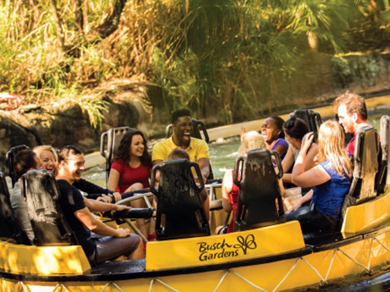O que fazer no Busch Gardens Brinquedos do Busch Gardens